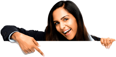 Mujer Indicando Alguna Cosa - Girl (400x400), Png Download