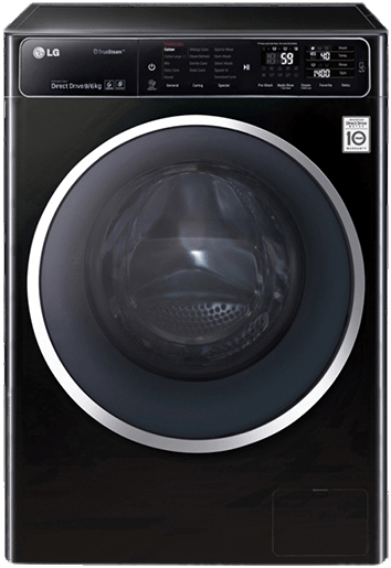 Objects - Lg F14u2tcn8 Direct Drive 8kg 1400rpm Freestanding (940x620), Png Download