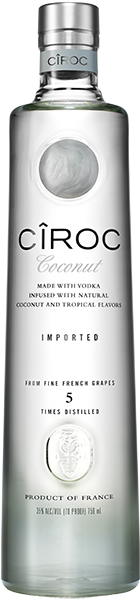 Ciroc Coconut Vodka 70cl - Ciroc Vodka (268x626), Png Download