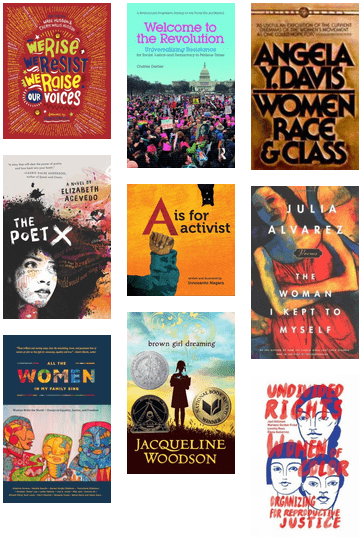 Wak'ó Mujeres Phụ Nữ Womxn Mural Reading List - Women, Race & Class [book] (436x584), Png Download