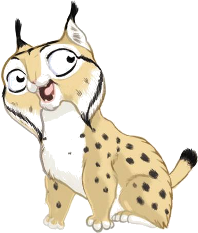 Drawing Of Iberian Lynx (431x496), Png Download