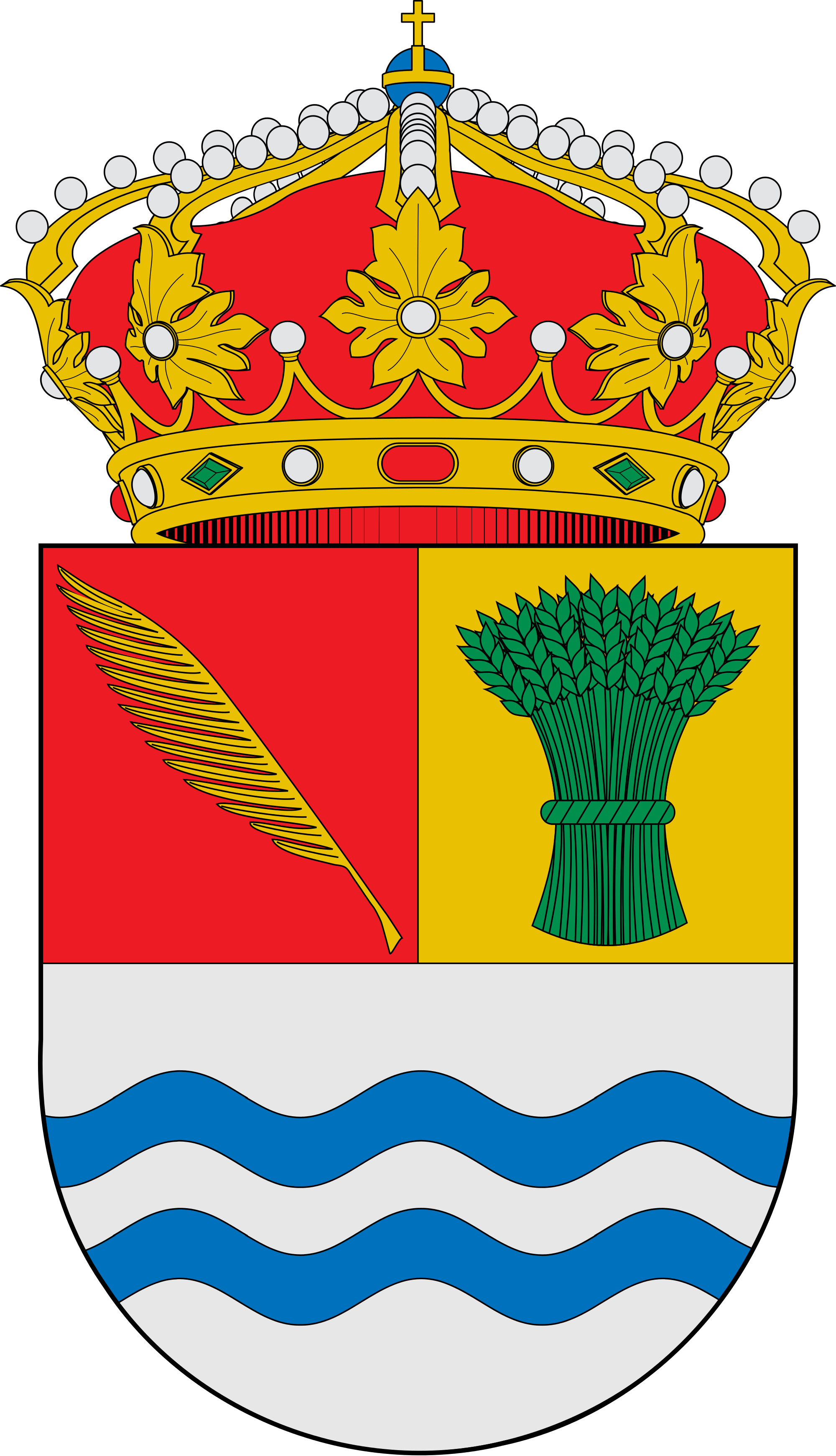 Open - Escudo Alcala Del Jucar (2000x3484), Png Download