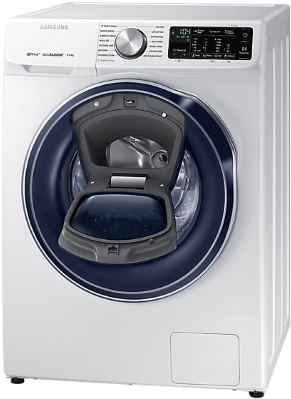 See All Washing Machines - Samsung Quickdrive Ww6800 Ww90m645opo 9kg Washing Machine (448x488), Png Download