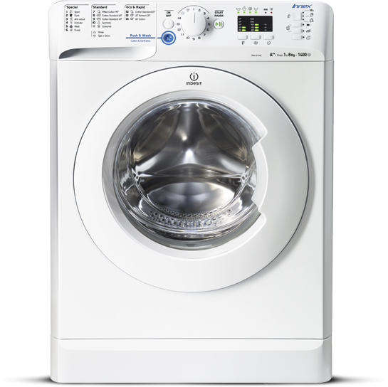Laundry - Indesit 10kg Washing Machine (545x544), Png Download