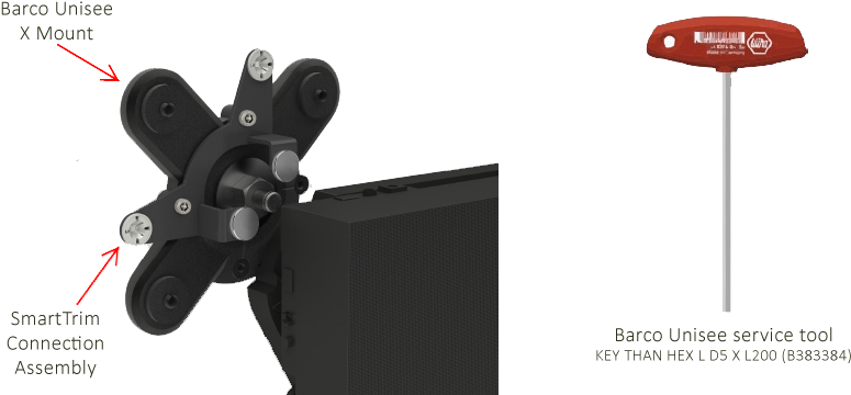 Can Be Installed After The Barco Unise® Wall Has Been - Cutting Tool (895x431), Png Download