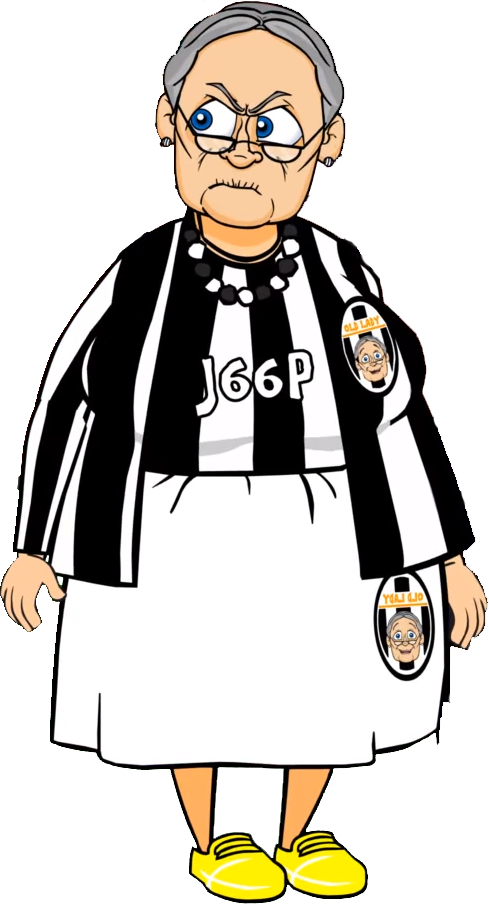 Old Lady - Old Lady 442oons (489x904), Png Download