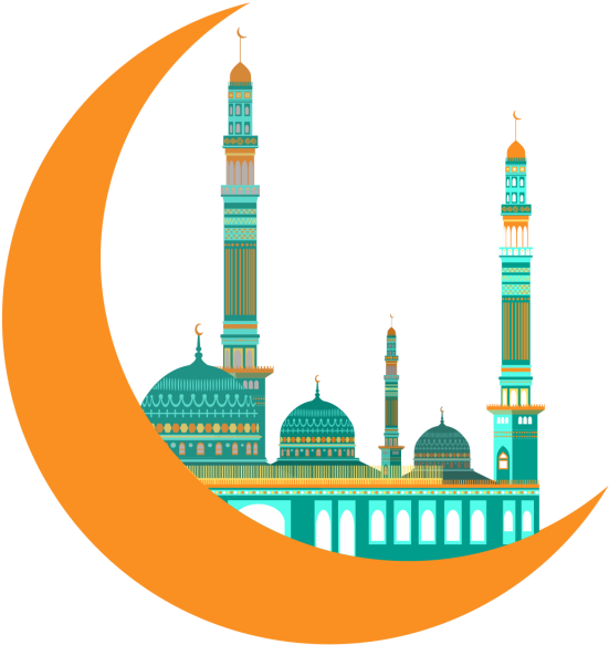 Ramadan Moon, Vector, Moon, Religion Png Image And - Mosque (640x640), Png Download