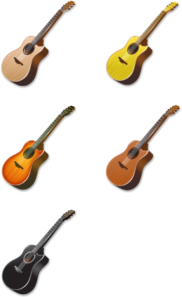 Search - Guitar Icon (296x444), Png Download