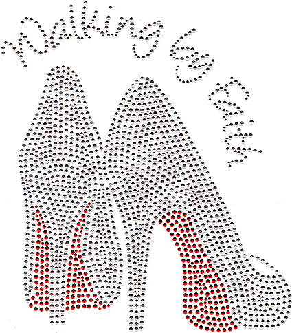 Walking By Faith - Walking By Faith With Shoes (500x484), Png Download