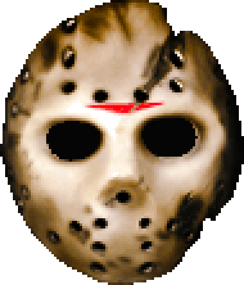 Jason Mask Hockey Mask Friday The 13th Horror Aesthetic - Jason (475x555), Png Download