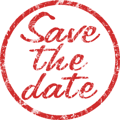 Save The Date Stamp - Save The Date Png (400x400), Png Download
