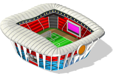 European Soccer Stadium-se - Stadium (487x299), Png Download