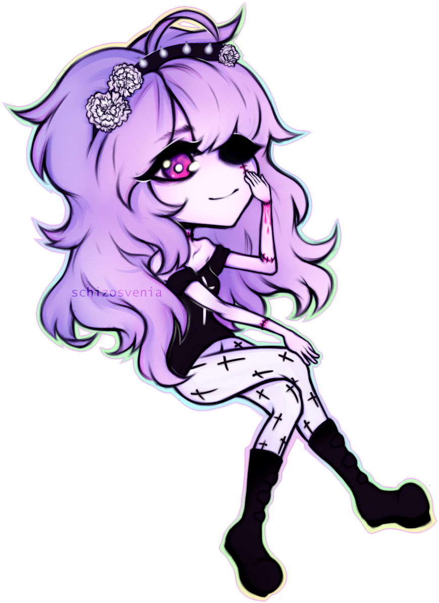 Commission For Mamottshuu From Deviantart ~ I Really - Chibi (868x1200), Png Download