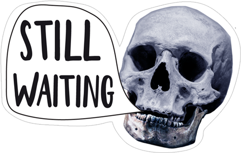 Life Transparent Png Sticker - Skull (490x317), Png Download