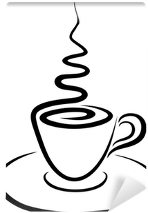 Caffe In Tazzina Astratto Abstract Cup Of Coffee Vector - Taza De Cafe Abstracta (400x400), Png Download