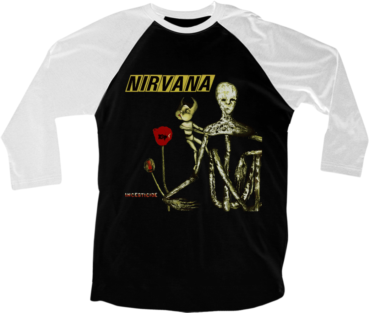 Incesticide 3/4 Sleeve - Queens Of The Stone Age Baseball Shirt (1200x1200), Png Download