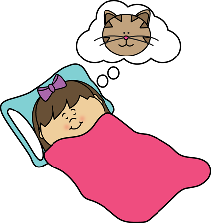 Png Royalty Free Download Dreams Clipart - Dreaming Clip Art (426x450), Png Download