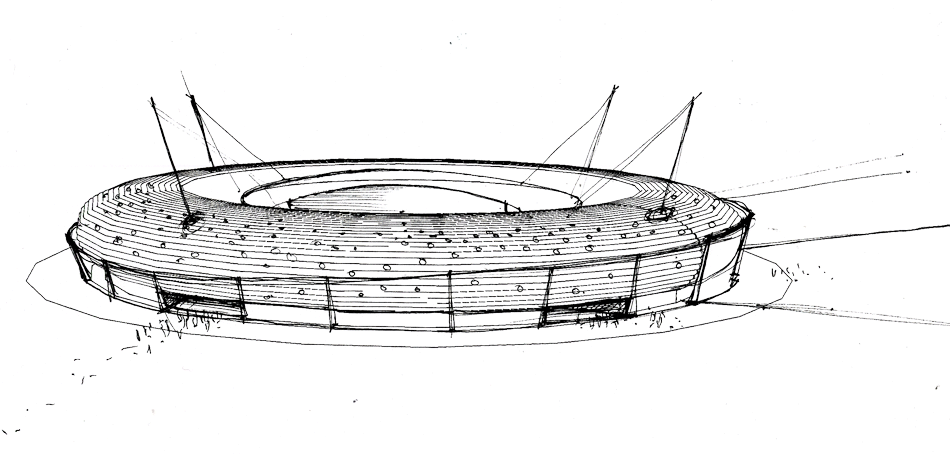 Aew Architects Archive Competition Thailand October - Line Art (950x455), Png Download