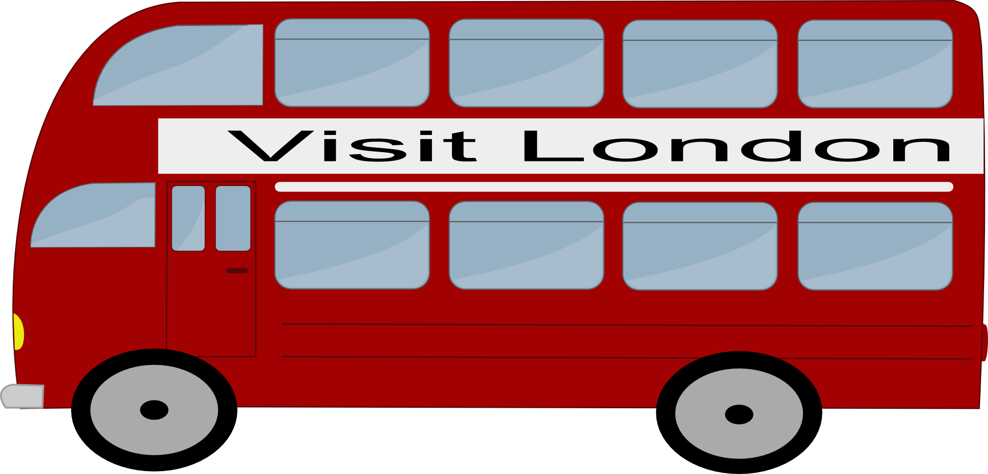 Tour Bus Clipart - Bus In London Clipart (2013x966), Png Download