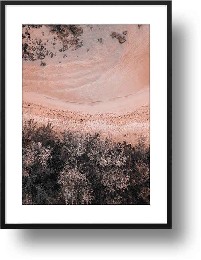 The Beach Path , Framed - Poipu (781x1005), Png Download