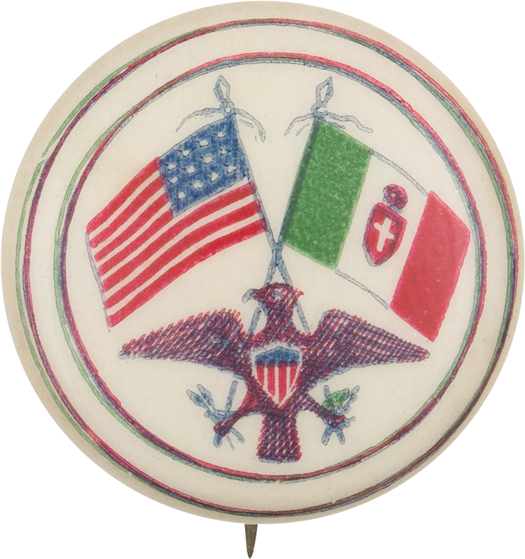 Usa And Italy - Cross-stitch (1000x954), Png Download