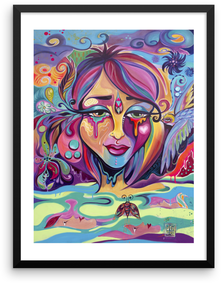 "all But A Dream" Framed Poster Print - Painting (1000x1000), Png Download