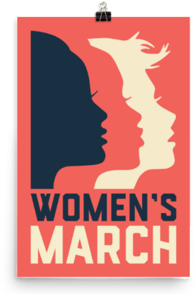 Women's March Official Logo Poster - Women's March Logo - Black Case - Iphone 5 & 5s (600x600), Png Download