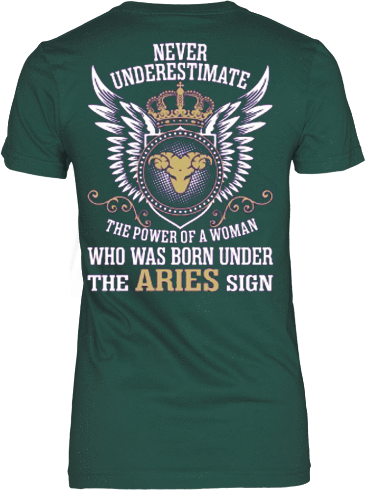 Never Underestimate Power Of Aries Woman "this Shirt - Scorpio Woman T Shirt Mugs (1000x1000), Png Download