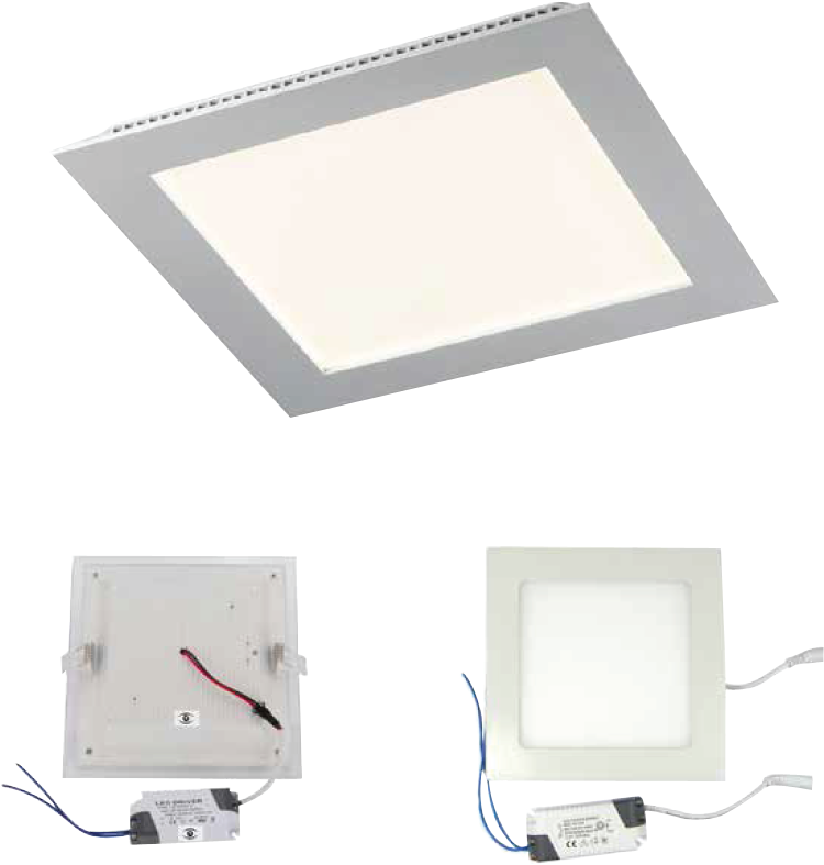 Panel Cuadrado 6[w] - Light-emitting Diode (904x880), Png Download