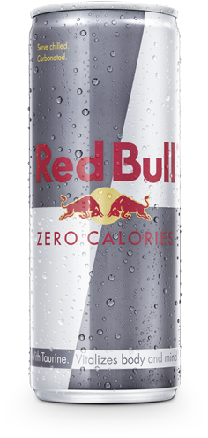 Red Bull Zero Calories - Red Bull Energy Drink Zero (260x496), Png Download