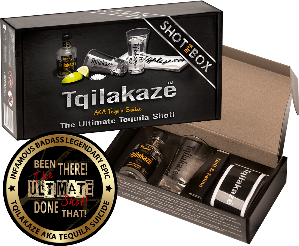 Tqilakaze The Ultimate Tequila Shot In A Box Gift - Tqila (1080x1080), Png Download