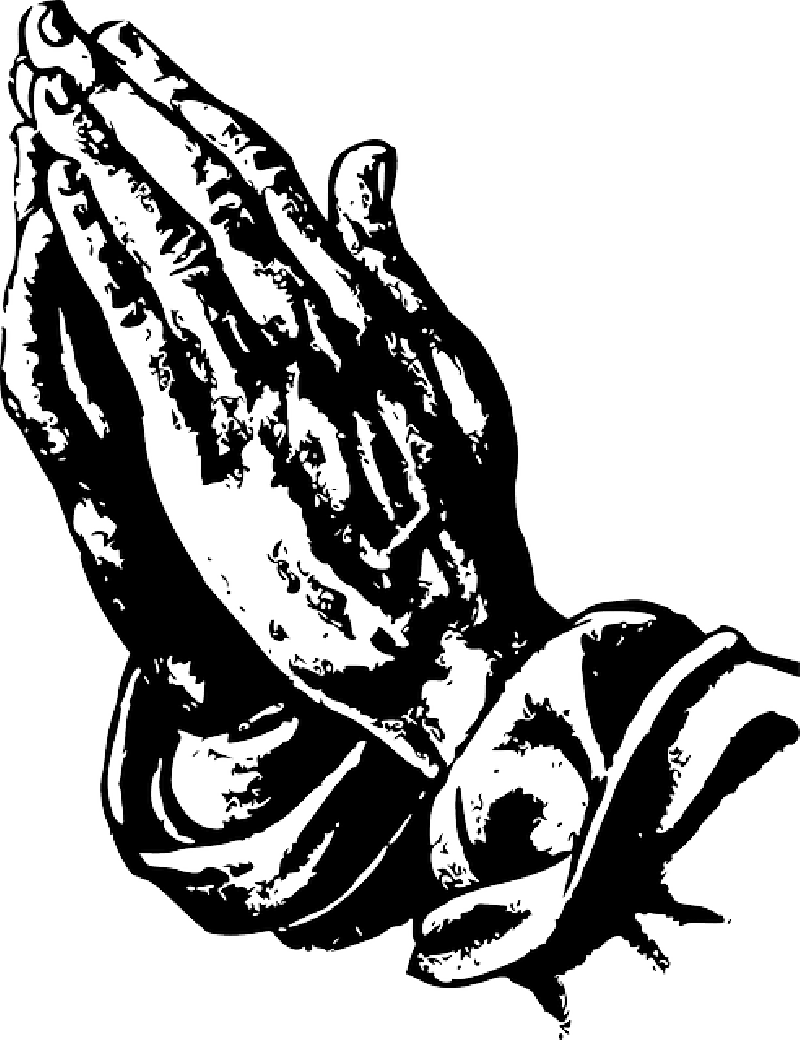 Mb Image/png - Praying Hands Clipart Png (800x1040), Png Download