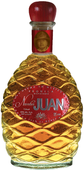 Number Juan Reposado Tequila - Gift From God Tequila (283x575), Png Download