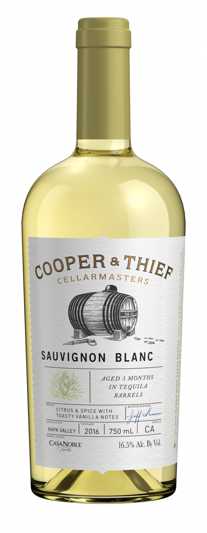 Constellation Brands Has Launched A New Tequila Barrel - Cooper & Thief Sav Blanc (720x1849), Png Download