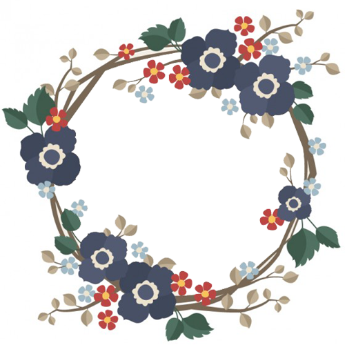 Hand Drawn Flower Png (500x500), Png Download