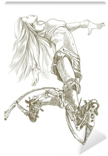 Jumping Shoes, Woman Wall Mural • Pixers® • We Live - Drawing (400x400), Png Download