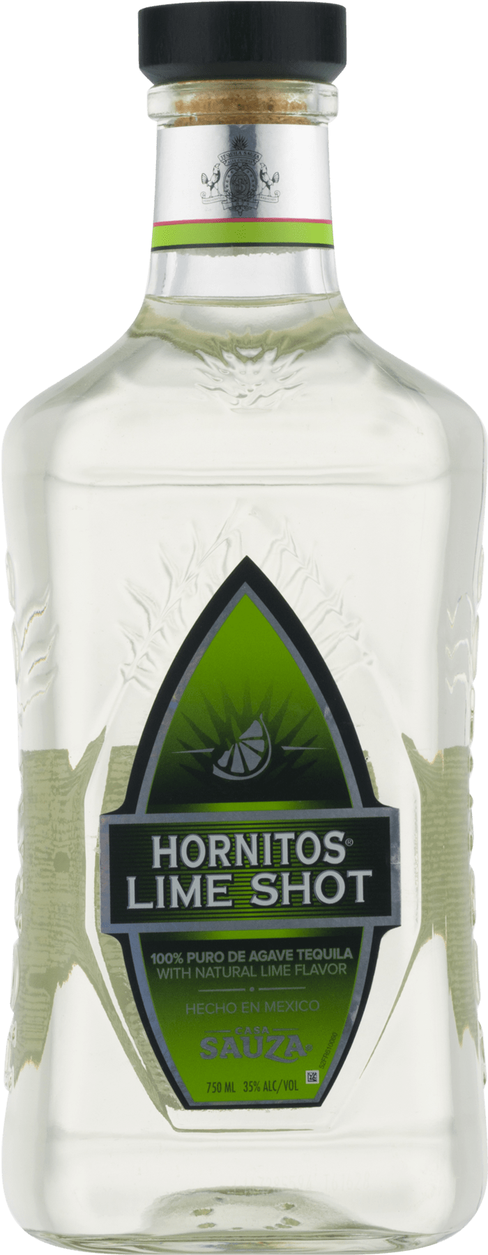 Hornitos Lime Shot Tequila 750 Ml Com - Sauza Hornitos Lime Shot Tequila - 750 Ml Bottle (1800x1800), Png Download