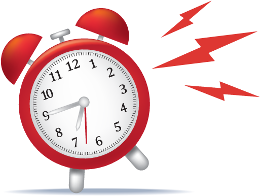 Wake Up Alarm Clipart (600x400), Png Download