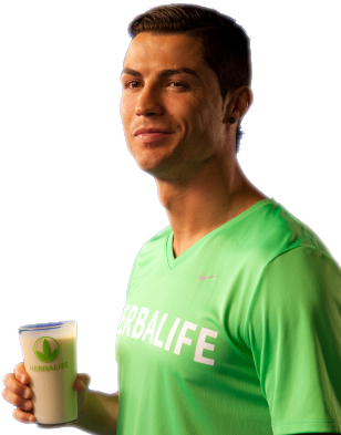 Aider Les Gens - Cristiano Ronaldo Herbalife Png (308x393), Png Download