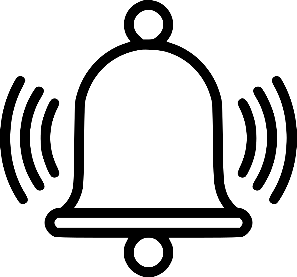 Alarm Bell Clock Ring Timer Stop Watch Clock Comments - Bell Icon Png Download (980x914), Png Download