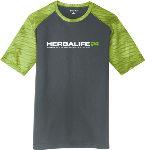 Sport-tek Camohex Colorblock Tee. St371 (500x500), Png Download