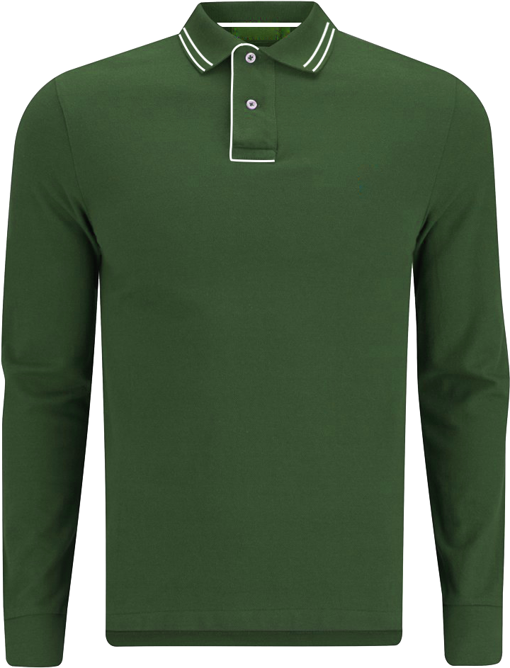 Long Sleeve Shirt With Collar Png (960x960), Png Download