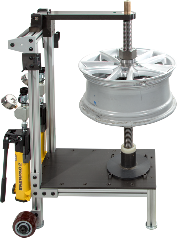 Newarc™ Wheel Straightening System - Wheel Straightening Machine (595x800), Png Download