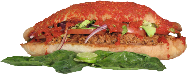 Mega Torta - Fast Food (659x265), Png Download