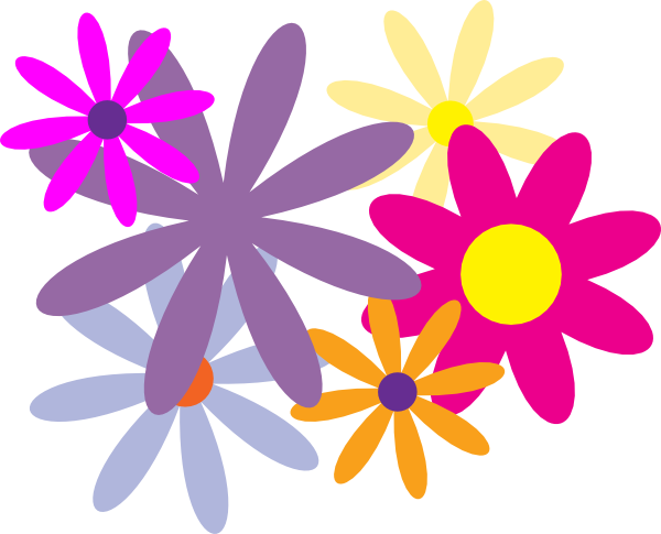 Flores Vector Png Jpg Black And White Download - Flores Clipart (600x485), Png Download
