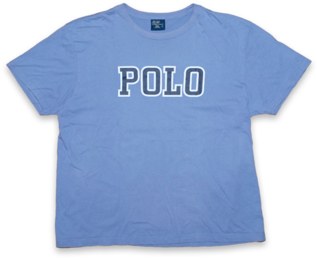 Vintage Polo Ralph Lauren Polo Logo T-shirt Blue - T-shirt (480x480), Png Download