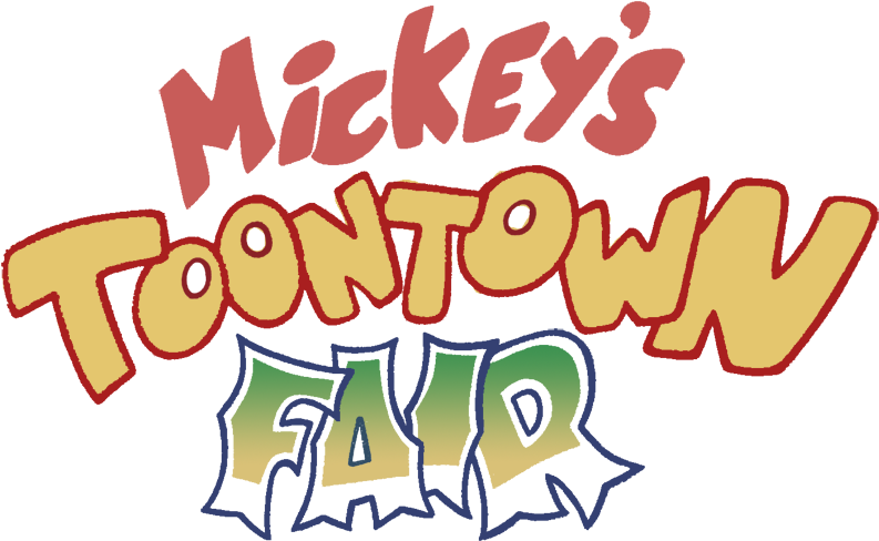 Mickey's Toontown Fair - Mickey's Toontown Logo Disneyland (800x498), Png Download