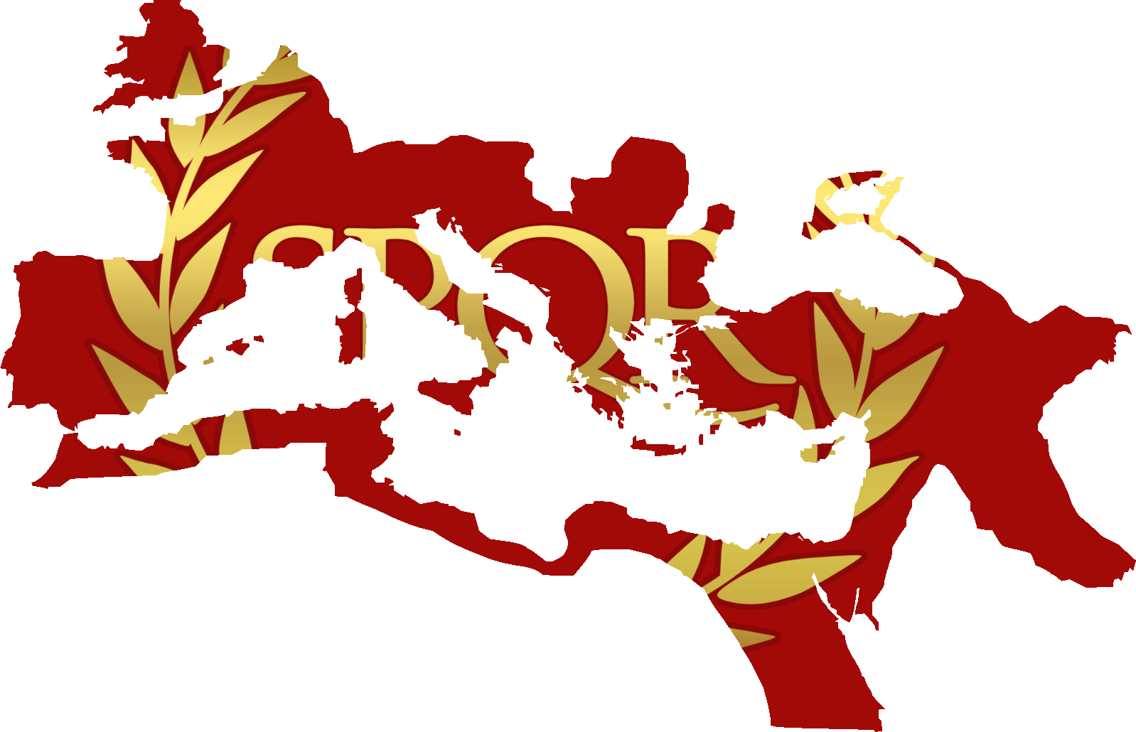 Flag Map Of The Roman Empire - Roman Empire Png (1598x1030), Png Download