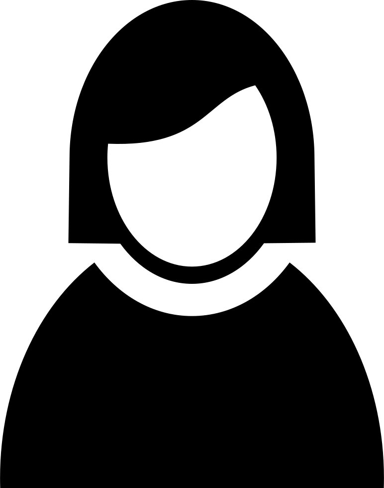 Girl Student Comments - Girl Student Icon Png (772x980), Png Download