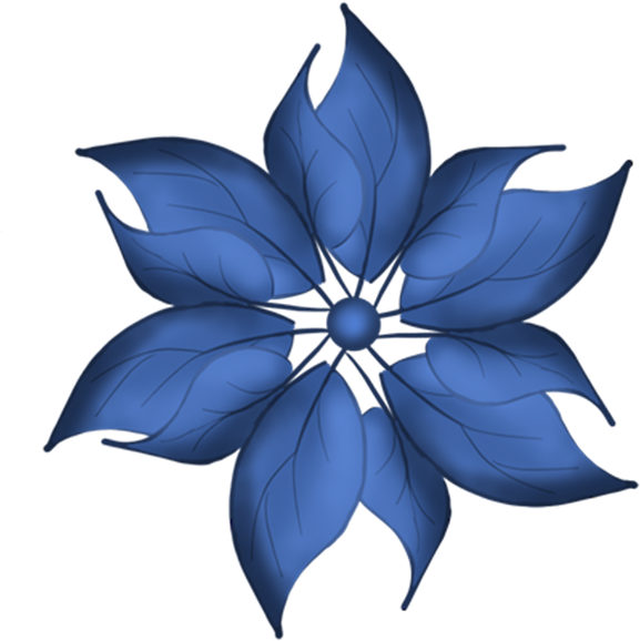 Flores Azules Png - Flower (681x700), Png Download